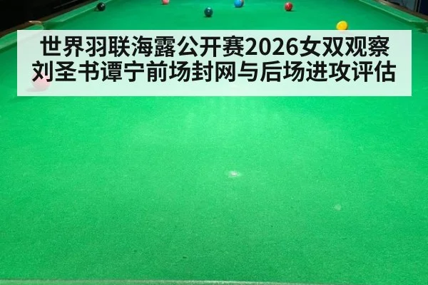 世界羽联海露公开赛2026女双观察 刘圣书谭宁前场封网与后场进攻评估